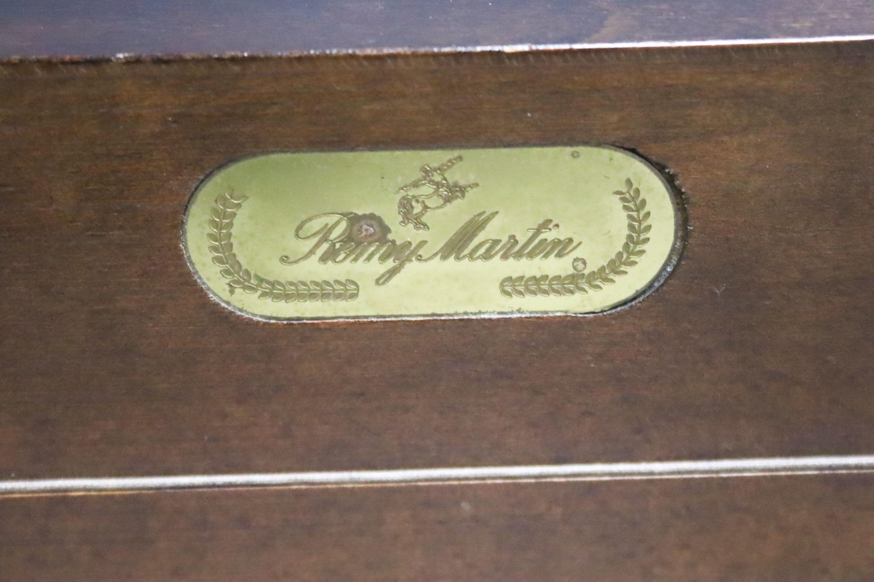 Remy Martin, A writing slope with bottle compartment, 36.5 cm wide